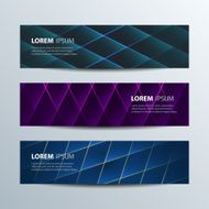 shiny geometric banners N2