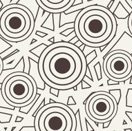 Vector seamless pattern Black and white abstract background N9