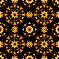 Floral mandala seamless pattern N2
