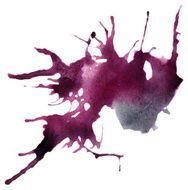 Unusual traced vector watercolor splatter N6