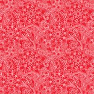 Oriental flowers pattern