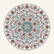 Ornamental round lace pattern N20