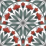 Seamless Oriental Pattern N14