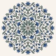 Ornamental round lace pattern N21