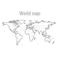World Map Illustration N25