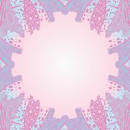 Abstract decorative frame background