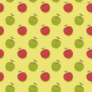 Seamless apple pattern illustration N3