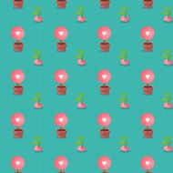 Love plants pattern N2