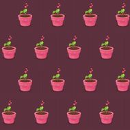 Love plants pattern N3