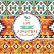 Seamless bright pattern in navajo style N2
