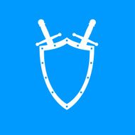 Sword and shield icon