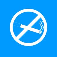 No smoking sign Vector isolated