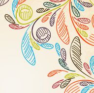 Floral abstract background N233