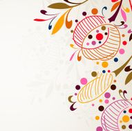 Floral abstract background N242