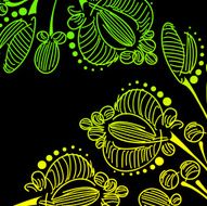 Floral abstract background N244