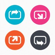 Action icons Share symbols N3