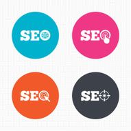 SEO icons Search Engine Optimization symbols N2