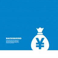 Money bag sign icon Yen JPY currency N2