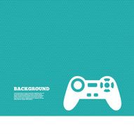 Joystick sign icon Video game symbol