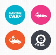 Electric car sign Sedan and Hatchback transport N4