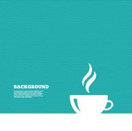 Coffee cup sign icon Hot coffee button N2