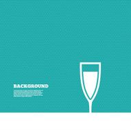 Glass of champagne sign icon Alcohol drink N2