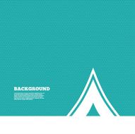 Tourist tent sign icon Camping symbol N2