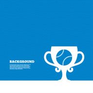 Baseball sign icon Winner award cup symbol