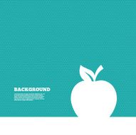 Apple sign icon Fruit with leaf symbol N3
