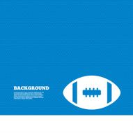 American football sign icon Team sport game