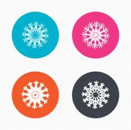 Snowflakes artistic icons Air conditioning N6