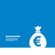 Money bag sign icon Euro EUR currency N2
