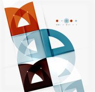 Semicircle triangle pattern N321