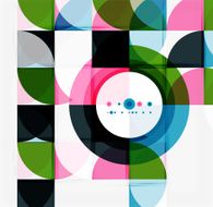 Semicircle triangle pattern N324