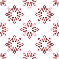 Seamless vector geometric abstract pattern Creative round shapes made of N80
