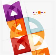 Semicircle triangle pattern N334