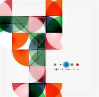 Semicircle triangle pattern N337