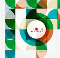 Semicircle triangle pattern N344