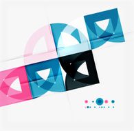 Semicircle triangle pattern N347