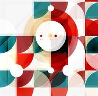 Semicircle triangle pattern N348