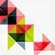 Abstract geometric background Modern overlapping triangles N347