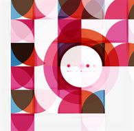 Semicircle triangle pattern N354