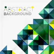 Abstract geometric background Modern overlapping triangles N355