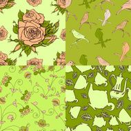 Set of Vintage Seamless Patterns N2
