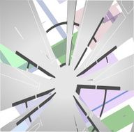 abstract technology circles background N5