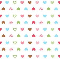 Hearts background Valentine&#039;s day