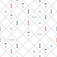 Nautical background Sailing icons Seamless pattern Wallpaper symbols