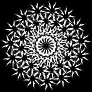 abstract black and white floral shape background N2