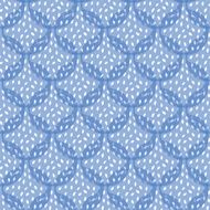 Vector Abstract Blue Pomegranate Texture Seamless Pattern