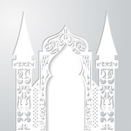 Abstract background with arch Vector illustration